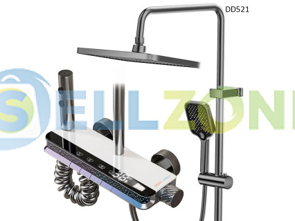 Πολυτελές σύστημα ντους με φωτεινό αναμικτήρα Cosmos – DD521